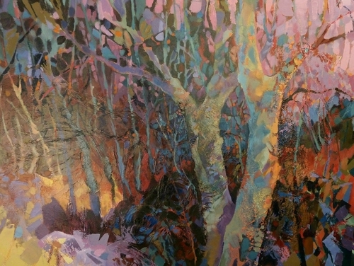 Painting-Acrylic-Song of the Woods #14