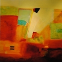 dusanka kralj - Abstract Painting food theme wall art, contemporary art, modern art, abstract art, conceptual art, dusanka kralj, portland area artist, original works on canvas, award winning art - Abstract Painting