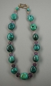 Turquoise, Amethyst, and Vermeil Necklace