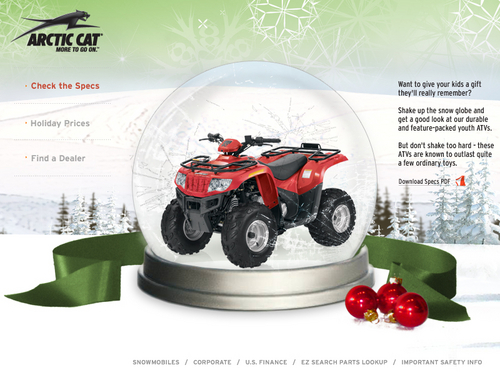 Arctic Cat- Youth Holiday 2007