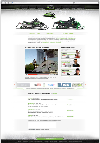 Arctic Cat- World's Fastest Snowmobiles 2008