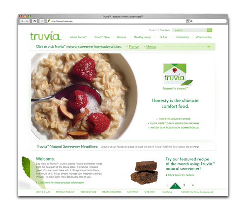 Truvia- Campaign 2 Brand Launch 2009