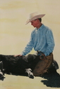 Drawing--Colored pencil-PortraitA Pat Before the Irons
