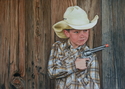 Drawing--Colored pencil-PortraitThe Gunfighter