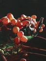 Drawing--Colored pencil-Still LifeFruit in an Art Glass Bowl