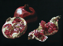 Drawing--Colored pencil-Still LifePomegranate