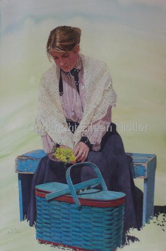 Drawing-Figurative-Sweet Peas