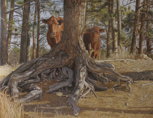 Drawing-Landscape-Peek A Moo