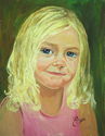 ELA, oil on canvas board