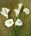 FLOWERS OF MY SADNESS oil on canvas