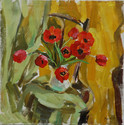 TULIPS oil on canvas