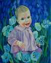 JULIETTE oil on board