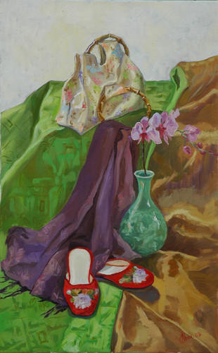 Painting-Oil-STUDY IN LIGHT - CHINESE TEXTURE