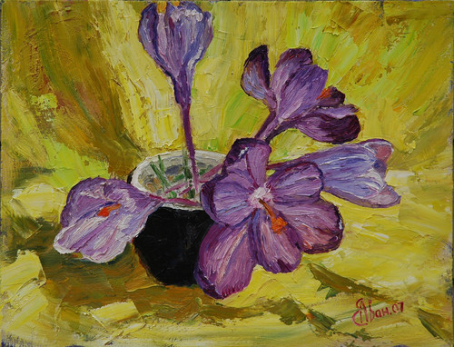 Painting-Oil-SPRING oil on board
