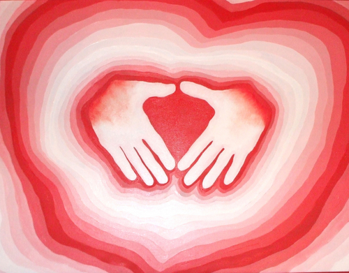 Painting-Oil-Love Ripples