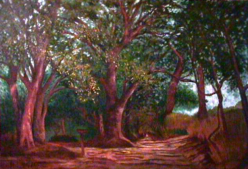 Painting-Oil-The Old Crown Road