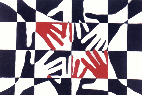 Painting-Oil-Life's a Bloody Game