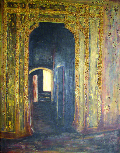 Mixed Media-On Canvas-THRESHOLD 1