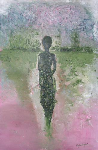 Painting-Oil-LUMINOSITY #9 COMING & GOING