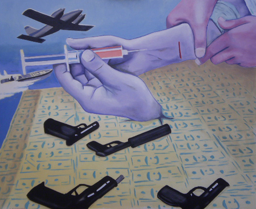 Painting-Oil-Drug Money