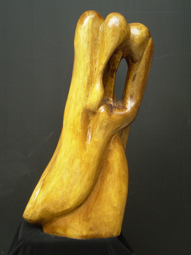 Sculpture-Wood-Faith, Hope and Love