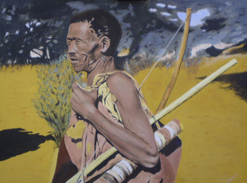 Painting-Oil-Hunting & Gathering - First Era