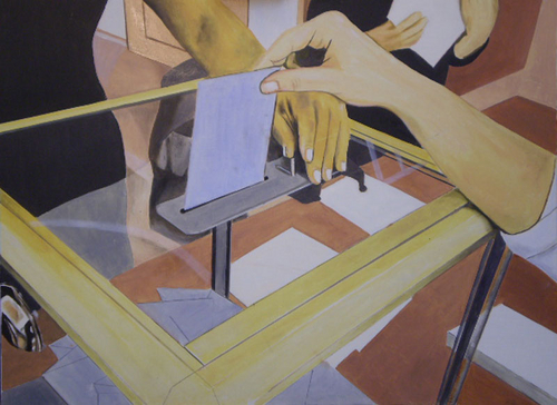 Painting-Oil-Transparent Election Voting