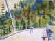 Painting--Watercolor-LandscapeRoute of the Hiawatha