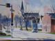 Painting--Watercolor-CityscapeWalnut Street