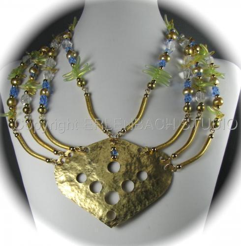Large Mixed Metal Necklaces