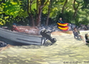 Elaine Schaffner, Elaine Matt, Elaine, Milton, Massachusetts, watercolor painting, oil painting, ruralist, Iowa, farm, Maine, Spec Pond - Landscape Painting