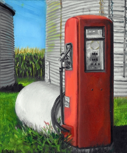 The Old Gas Pump, Iowa