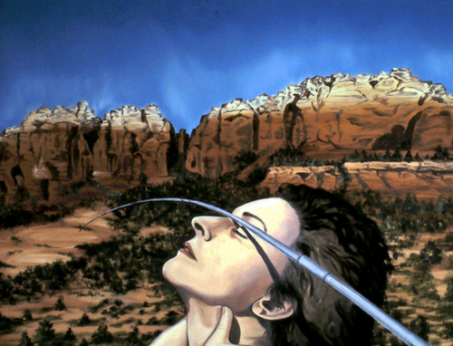 Self Portrait- Camping in Sedona, Arizona