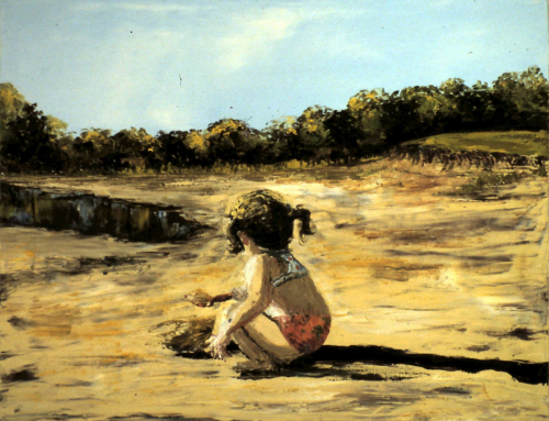 Digging at the Beach
