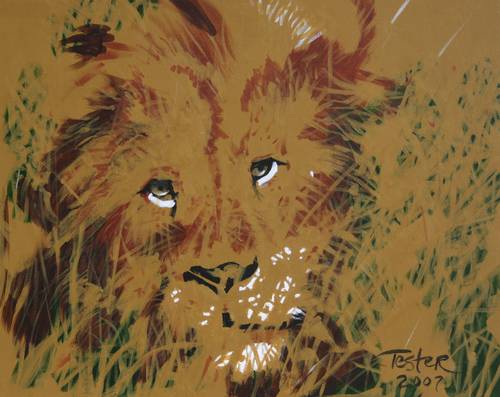 Painting-Wildlife-The Watcher