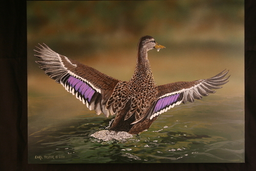 Painting-Wildlife-Time to Leave