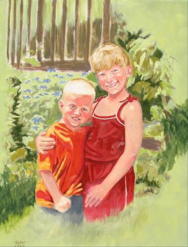 Painting-Portrait-Grace and Bradley
