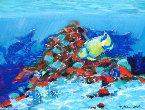 Painting-Seascape-Coral Reef Dreaming 2
