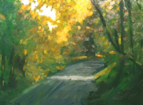 Painting-Landscape-Sunset on Old Waterford Road