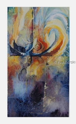 Mixed Media-Non-representational-