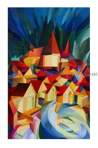 Mixed Media-Hidden Harbor No. 5