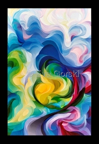 Mixed Media-Non-representational-LAND FLAMBOYANT IV