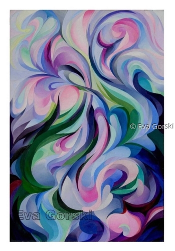 Mixed Media-Non-representational-New  Begining