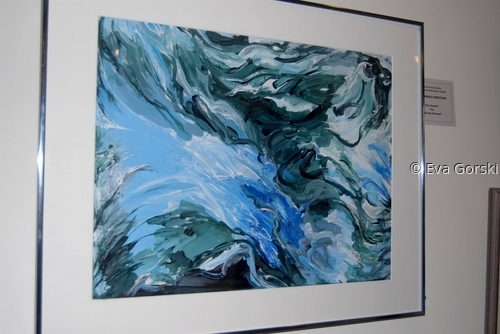 Painting-Abstract-Up the stream.1