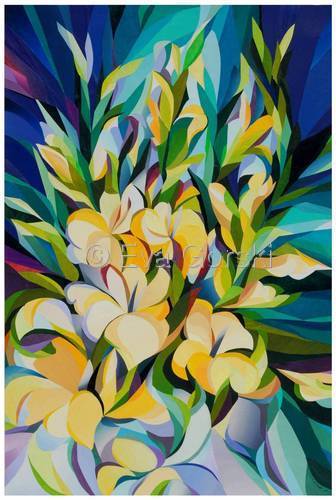 Print Making-Still Life-Gladiolus