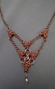 Jewelry--Wire-NecklacesCopper Medieval Chain Mail Necklace
