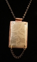 Jewelry-Mixed Metal Etched Pendant