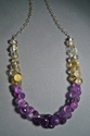 Jewelry--Precious Stones-NecklacesMulti Colored Amethyst Necklace