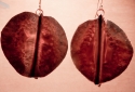 Jewelry-Copper Fold Formed Earrings... Small