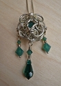 Jewelry--Wire-NecklacesCeltic Chain Mail with Hidden Bead Necklace